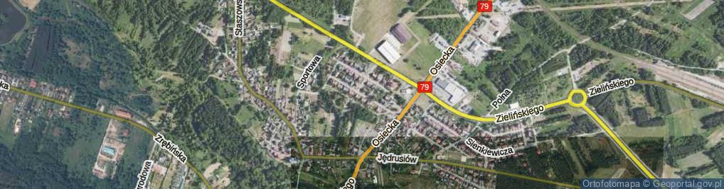 Zdjęcie satelitarne Reymonta Władysława ul.