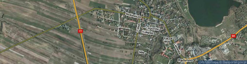 Zdjęcie satelitarne Reja Mikołaja ul.