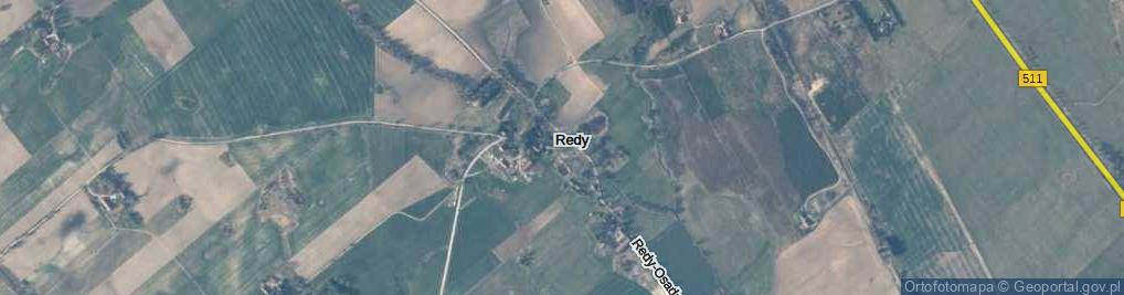Zdjęcie satelitarne Redy ul.