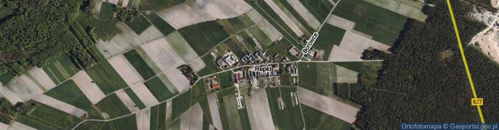 Zdjęcie satelitarne Repki ul.