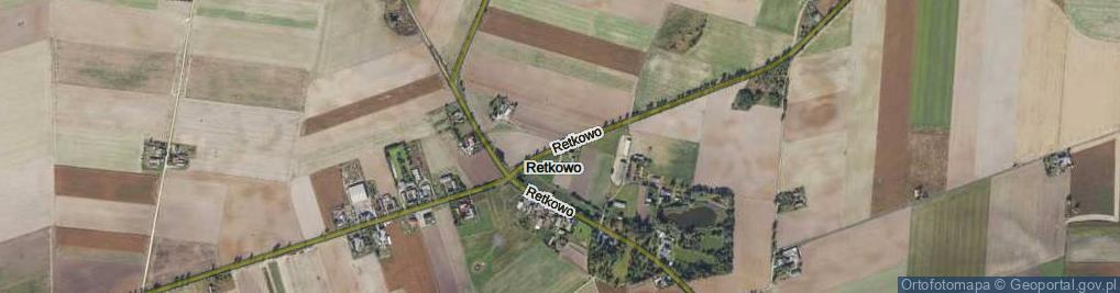 Zdjęcie satelitarne Retkowo ul.