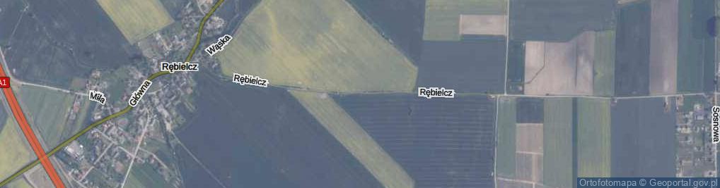 Zdjęcie satelitarne Rębielcz ul.