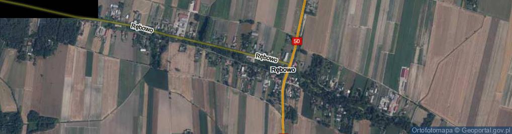 Zdjęcie satelitarne Rębowo ul.