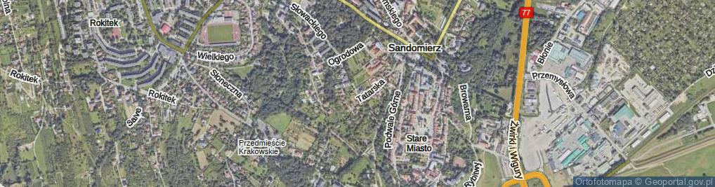 Zdjęcie satelitarne Reformacka ul.