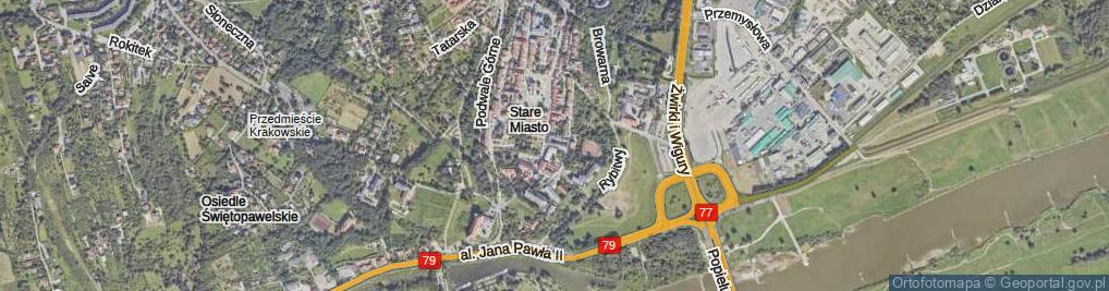 Zdjęcie satelitarne Rewery Antoniego, ks. ul.