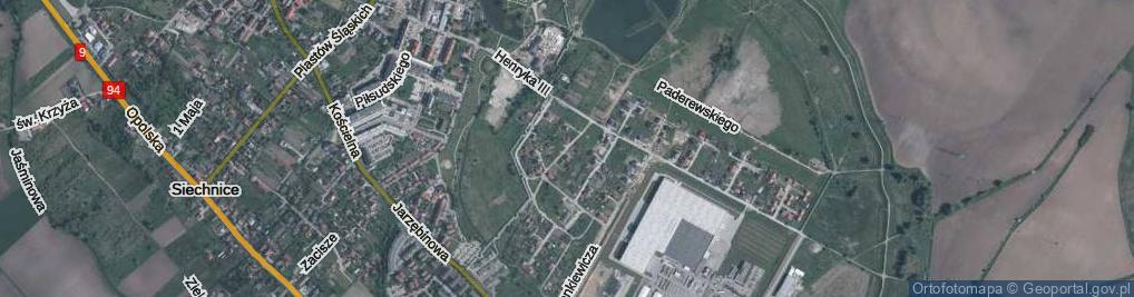 Zdjęcie satelitarne Reja Mikołaja ul.