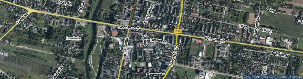 Zdjęcie satelitarne Reymonta Władysława ul.