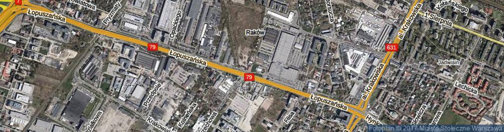 Zdjęcie satelitarne Rezerwowa ul.