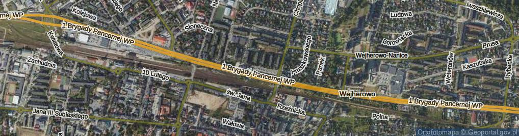 Zdjęcie satelitarne Rejtana Tadeusza ul.