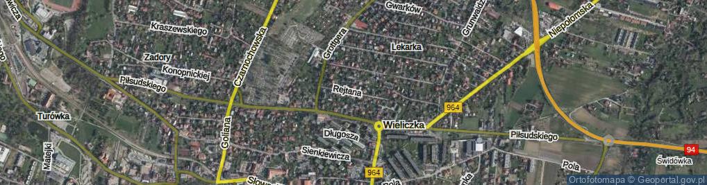 Zdjęcie satelitarne Rejtana Tadeusza ul.