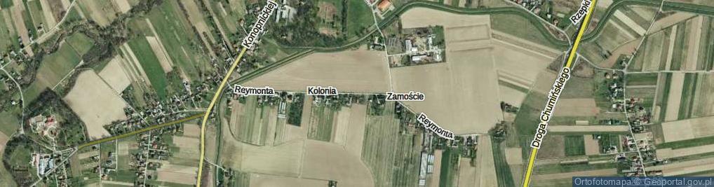 Zdjęcie satelitarne Reymonta Władysława ul.