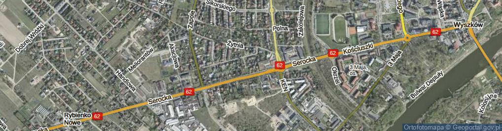 Zdjęcie satelitarne Reja Mikołaja ul.