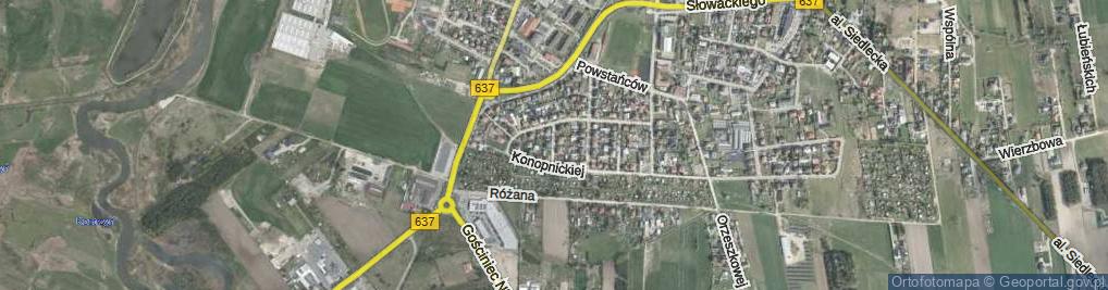 Zdjęcie satelitarne Reja Mikołaja ul.