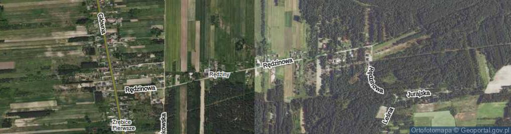 Zdjęcie satelitarne Rędzinowa ul.