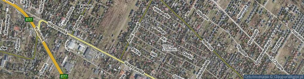 Zdjęcie satelitarne Reja Mikołaja ul.