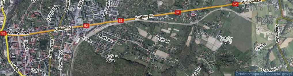 Zdjęcie satelitarne Rodzinna ul.