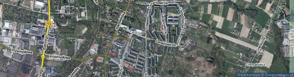 Zdjęcie satelitarne Rondo Ofiar Katynia rondo.
