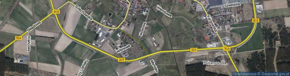 Zdjęcie satelitarne Rolna ul.