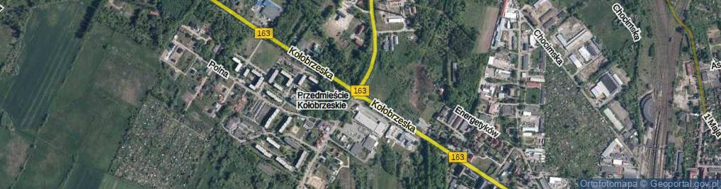 Zdjęcie satelitarne Rondo Honorowych Dawców Krwi rondo.