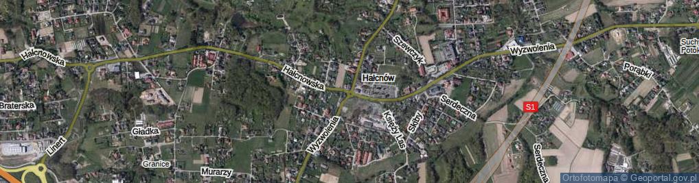 Zdjęcie satelitarne Rondo Wójcik Małgorzaty rondo.