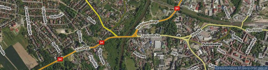 Zdjęcie satelitarne Rondo Szmajdzińskiego Jerzego rondo.
