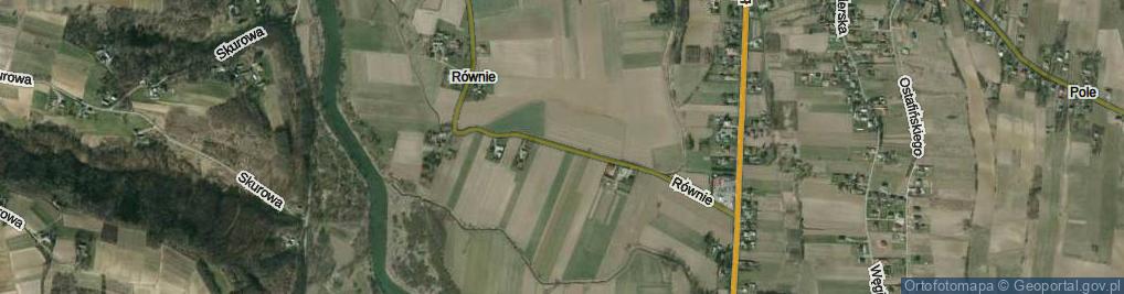 Zdjęcie satelitarne Równie ul.