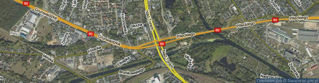 Zdjęcie satelitarne Rondo Maczka Stanisława, gen. rondo.