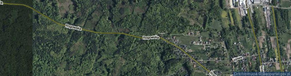 Zdjęcie satelitarne Rogowska ul.