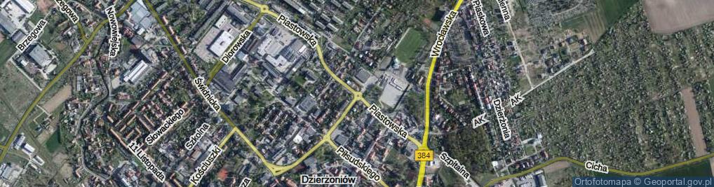 Zdjęcie satelitarne Rondo Kresów II Rzeczpospolitej rondo.