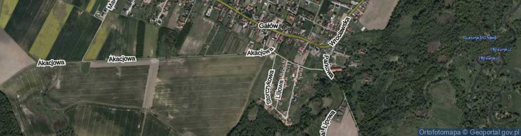 Zdjęcie satelitarne Różana ul.