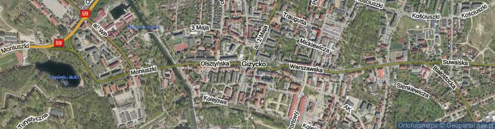Zdjęcie satelitarne Rondo św. Jana Pawła II rondo.
