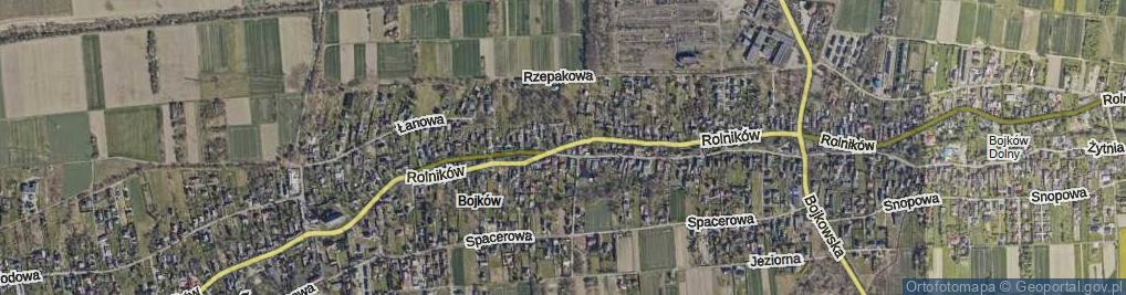 Zdjęcie satelitarne Rolników ul.