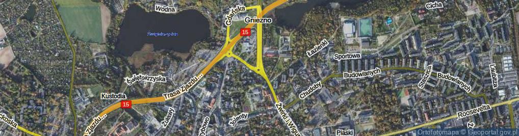 Zdjęcie satelitarne Rondo Wałęsy Lecha rondo.