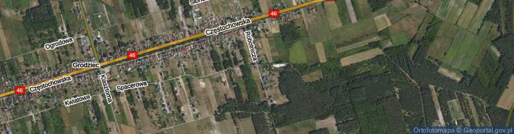 Zdjęcie satelitarne Robotnicza ul.