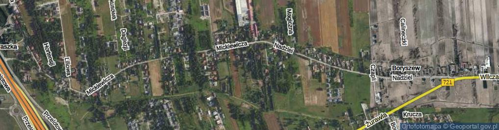 Zdjęcie satelitarne Rodzinna ul.