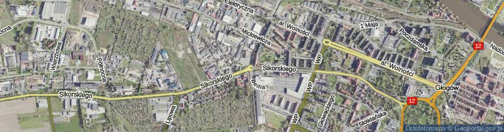 Zdjęcie satelitarne Rondo św. Klemensa rondo.