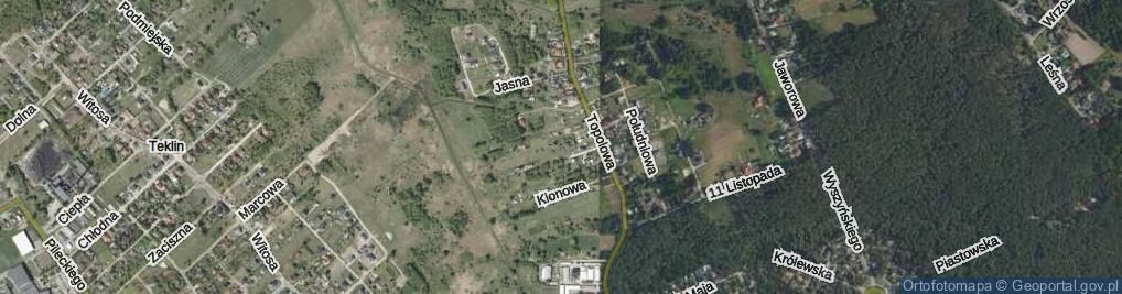 Zdjęcie satelitarne Różana ul.