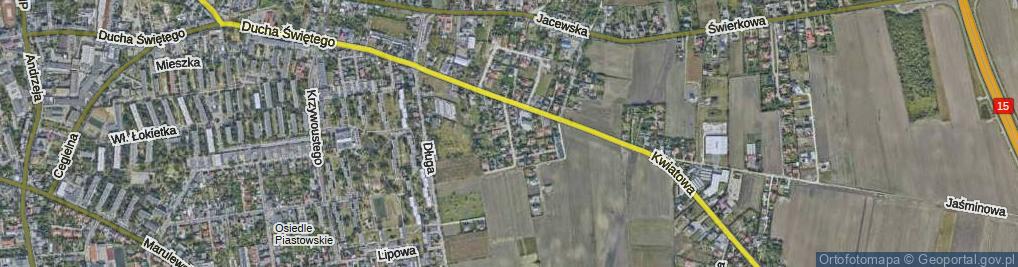 Zdjęcie satelitarne Rogowa ul.