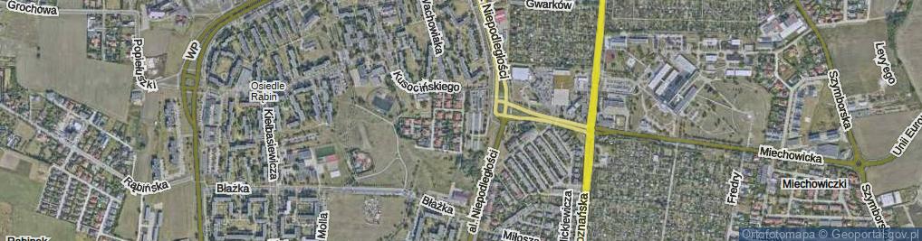 Zdjęcie satelitarne Roszkowskiego Witolda, płk. ul.