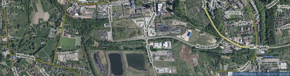 Zdjęcie satelitarne Rondo Chlebika Władysława rondo.