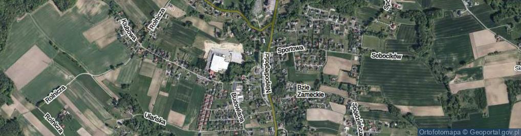 Zdjęcie satelitarne Rostków ul.