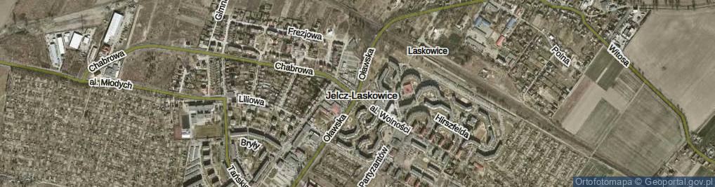 Zdjęcie satelitarne Rondo Ofiar Katynia rondo.