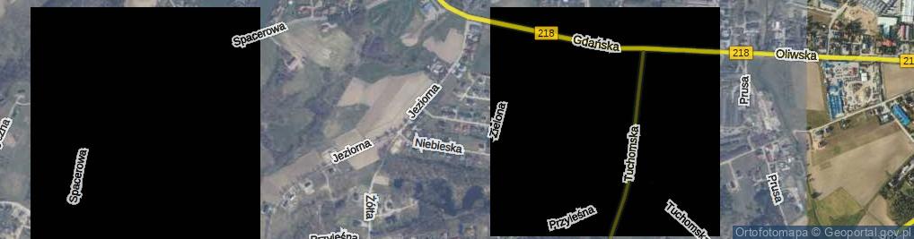 Zdjęcie satelitarne Różowa ul.