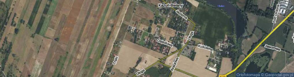 Zdjęcie satelitarne Rosy ul.