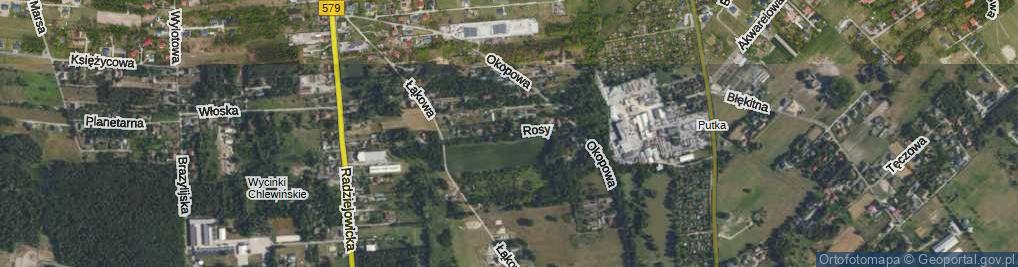Zdjęcie satelitarne Rosy ul.