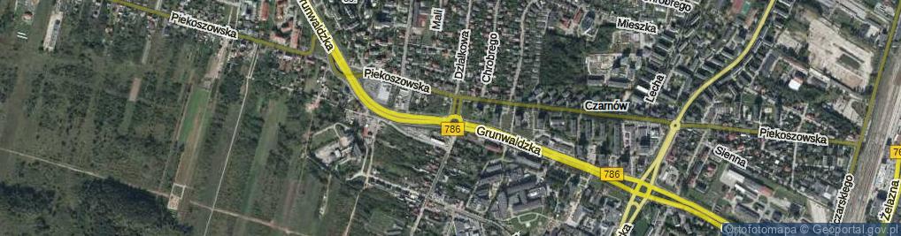 Zdjęcie satelitarne Rondo Szendzielarza-Łupaszki Zygmunta, płk. rondo.