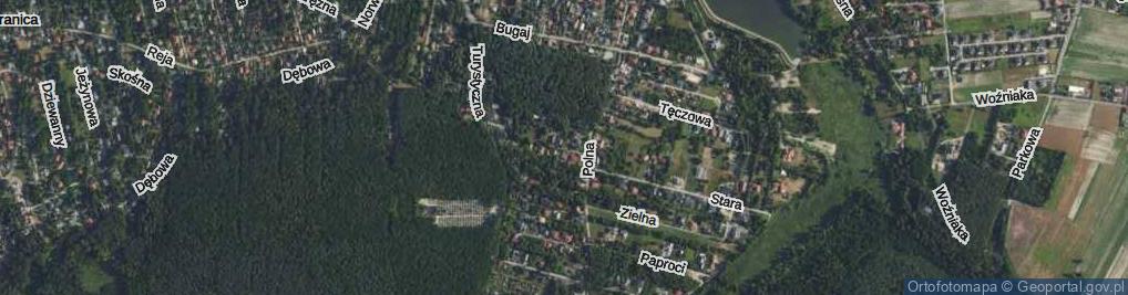 Zdjęcie satelitarne Różana ul.