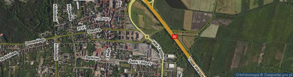 Zdjęcie satelitarne Rondo Podoficerów Małoletnich rondo.