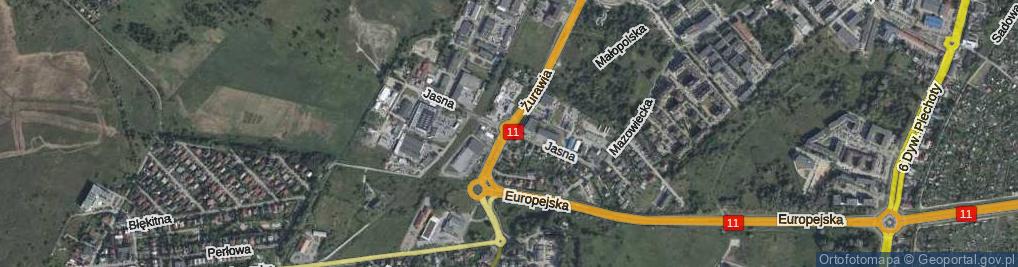 Zdjęcie satelitarne Rondo Jantarowe rondo.