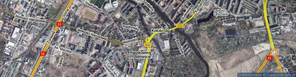 Zdjęcie satelitarne Rondo Pileckiego Witolda, rtm. rondo.